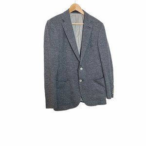 B-Jersey By Boggi Milano Italy Wool Cotton Grey